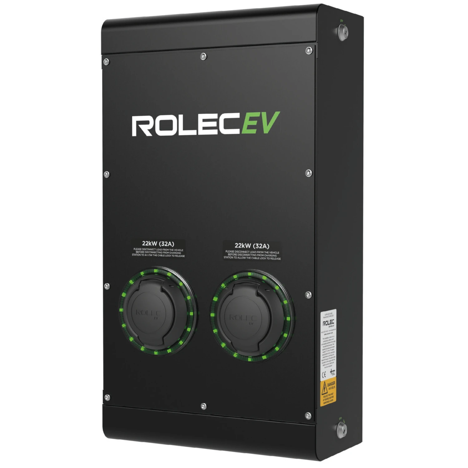 Naścienna stacja ładowania samochodów elektrycznych Rolec Securicharge EVSC0210