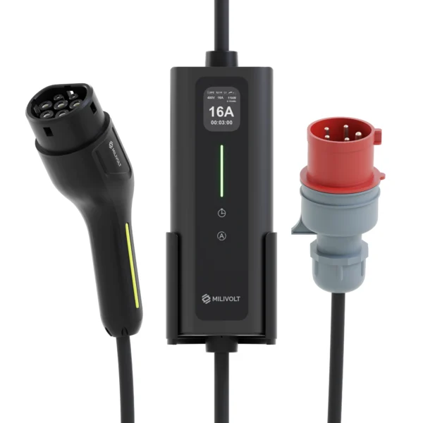 milivolt m311 11kw przenosna ladowarka wallbox ev typ 2 wifi tuya na sile 16a 10