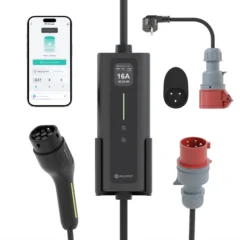 milivolt m311 11kw przenosna ladowarka wallbox ev typ 2 wifi tuya na sile 16a 2