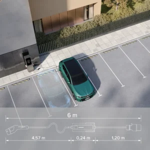milivolt m311 11kw przenosna ladowarka wallbox ev typ 2 wifi tuya na sile 16a 23