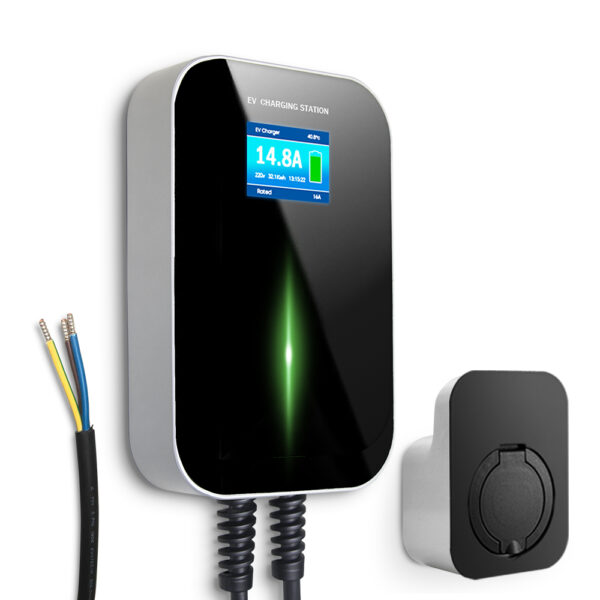 stacja ładowania Wallbox z gniazdem typu 2 11kw 22kw