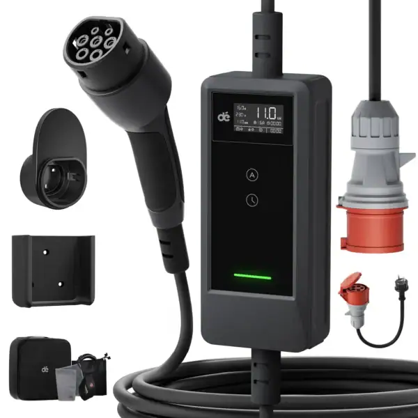 De Przenośny Wallbox 11kW na siłę auta EV