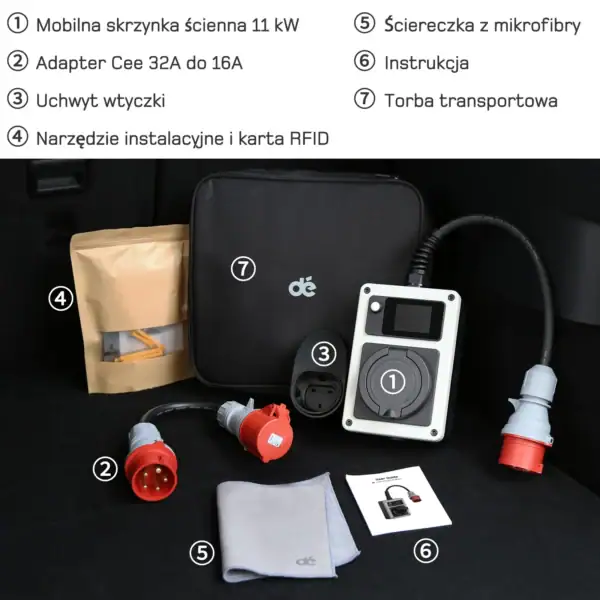 Mobilny wallbox de 11kW 30