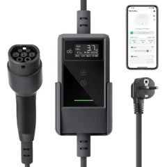 przenosna wallbox 3 7 kw ev app auto ladowarka x